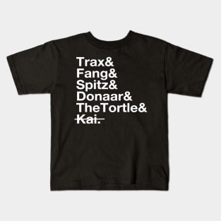 Trax&Fang&Spitz&Donaar&TheTortle&Kai Kids T-Shirt